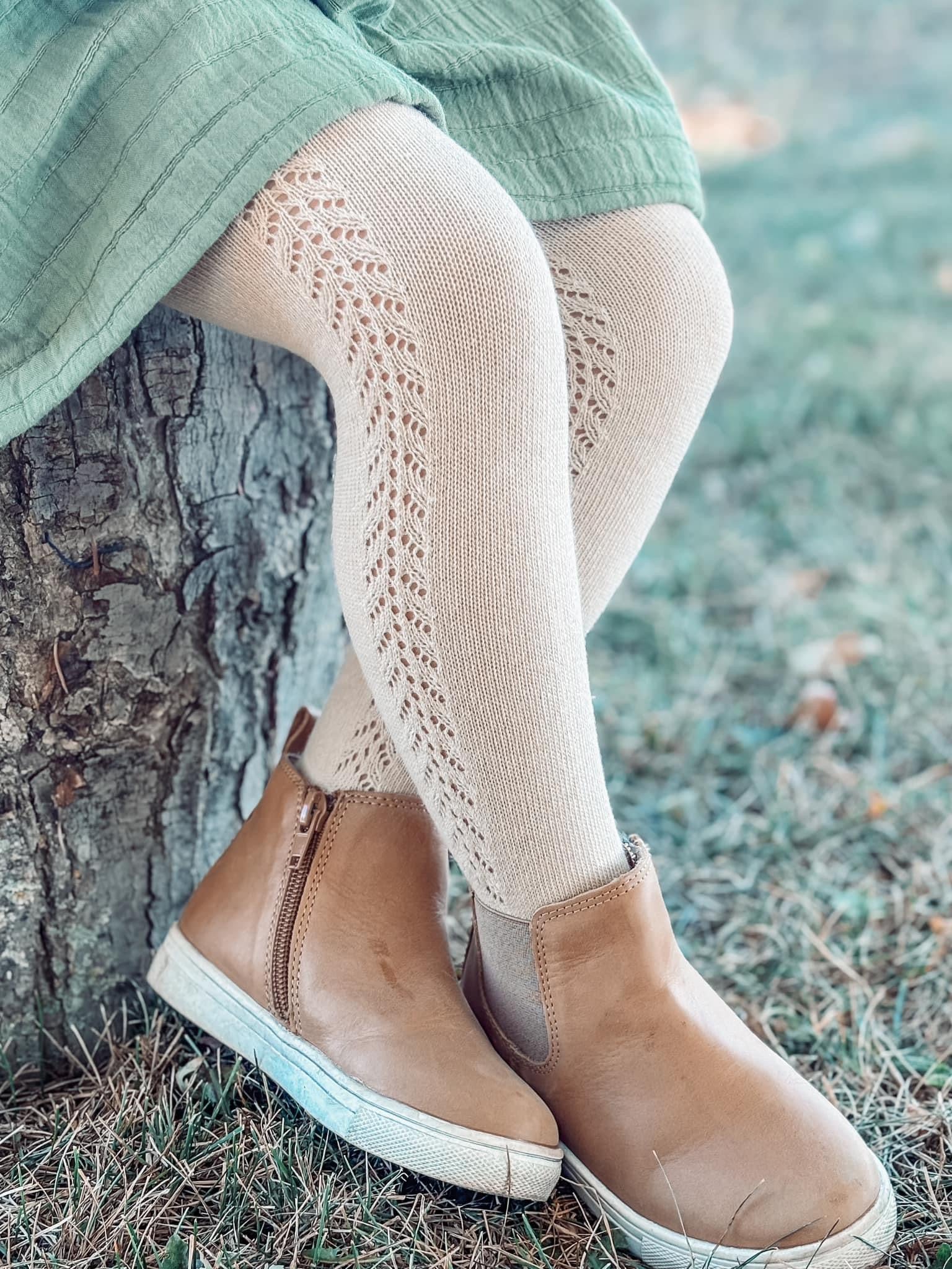 Knit Footed Tights (3 colors)